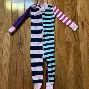 Hanna Andersson Pink and Blue Striped Pajamas